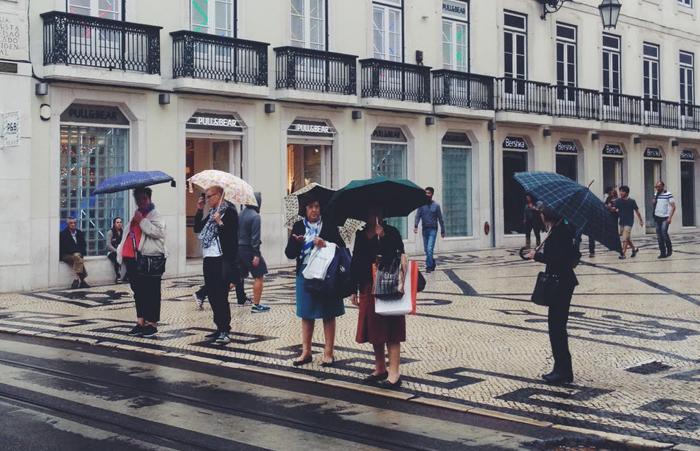 regen in lissabon
