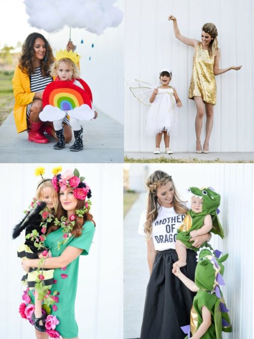 four-mom-and-kid-halloween-costume-ideas